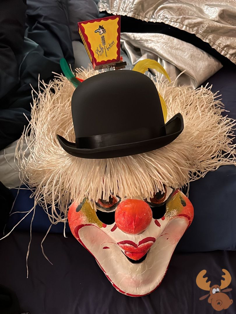 Clownlarve mit Laternli